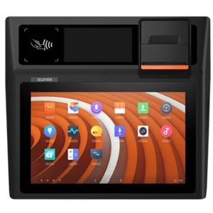 Sunmi D2 Mini, 4G, NFC, 25,7cm (10,1''), CD, Android, zwart, oranje | P01200016