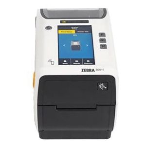 Zebra ZD611-HC, 8 dots/mm (203 dpi), peeler, USB, BT (BLE), Ethernet, EPLII, ZPLII, kabel (USB), wit | ZD6AH22-D1EE00EZ