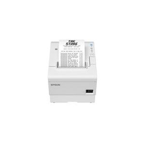 Epson TM-T88VII (151A0): USB, Ethernet, Fixed Interface, PS, UK, White