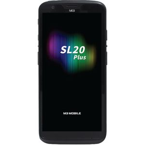 SL204C-T2CHSE-HF-03- M3 Mobile SL20+, 8-pins, HD, RAM: 8GB, Flash: 128GB, 2D, SE4710, 14 cm (5,5''), GPS, hot-swap, USB-C, BT (BLE), Wi-Fi, eSIM, 4G, NFC, Android, GMS, ext. knuppel.
