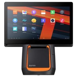 Sunmi T2s, 39.6 cm (15.6''), CD, Android, zwart, oranje | P01220050