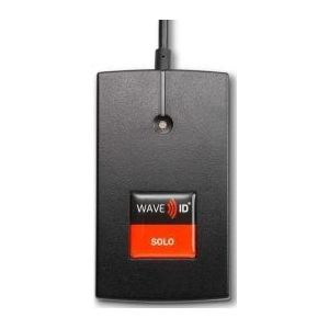 RDR-6021AKU-CC75 - WAVE ID Nano Keystroke HID Prox Customer Code 75 Black Horizontal USB Reader
