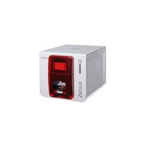 Evolis Zenius Expert, eenzijdig, 12 dots/mm (300 dpi), USB, Ethernet, MSR, MSL, rood | ZN1HB000RS