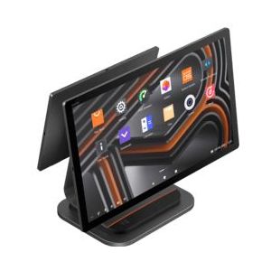 SUNMI T3 PRO, NFC, 39.6 cm (15.6''), Full HD, USB, USB-C, BT (BLE), Ethernet, WLAN, Android, zwart, oranje | P01240002