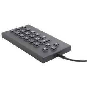 PrehKeyTec SIK 21, num., USB, zwart | 90327-201/1800