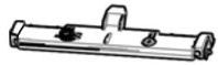 Zebra print head, 8 dots/mm (203 dpi) | P1080383-226