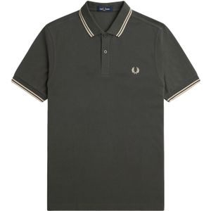 Fred Perry Twin Tipped Polo Heren Groen
