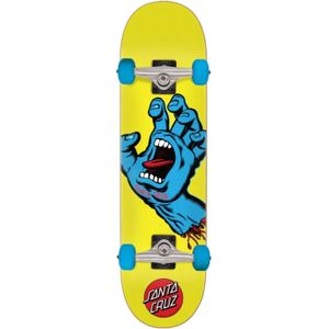 Santa Cruz Screaming Hand7.75 Skateboard Complete Geel