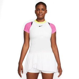 Nike Court Advantage Tennis Shirt Dames Wit Dessin