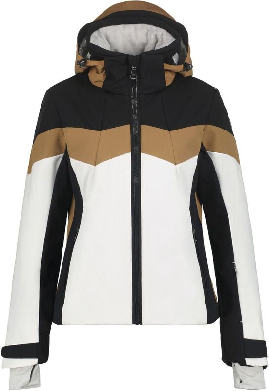 Luhta Leutsuvaara Ski Jas Dames Wit Dessin M/38