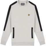 Lyle And Scott Pocket Branded Sweat Crew Casual Sweater Heren Grijs