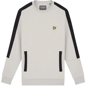 Lyle And Scott Pocket Branded Sweat Crew Casual Sweater Heren Grijs