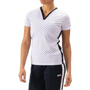 Sjeng Sports Irma Tennis Shirt Dames Wit Dessin
