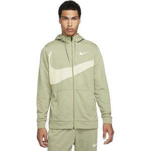 Nike Dri-fit Fleece Full Sportvest Heren Groen