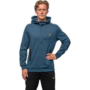 Lyle And Scott Pocket Branded Sweat Hoodie Casual Sweater Heren Donkerblauw