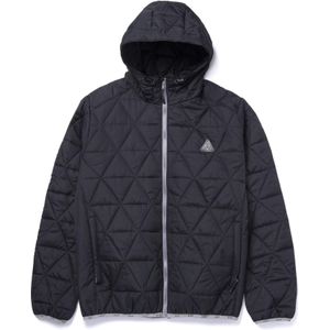 Huf Polygon Quilted Jacket Zomerjas Skate Heren Zwart