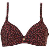 Wow Triangle Bikini Top Dames Zwart Dessin