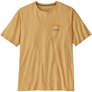Patagonia M's Boardshort Logo Pocket Responsibili Casual T-shirt Heren Bruin Xs