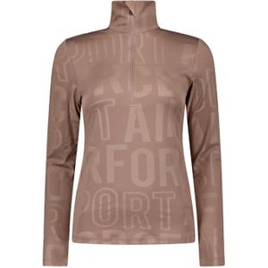 Airforce Squaw Vally Ski Pully Dames Taupe Dessin Xs/34