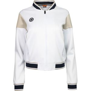 Indian Maharadja Pique Bomber Trainingsjas Dames ++ Wit L/40