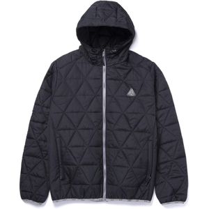 Huf Polygon Quilted Jacket Zomerjas Skate Heren Zwart M