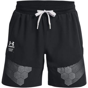 Under Armour Armourprint Woven Sportshort Heren Zwart S