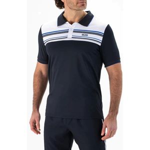 Sjeng Sports Brun Tennis Shirt Heren Donkerblauw