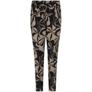 Zoso Francis Casual Broek Dames Taupe Dessin