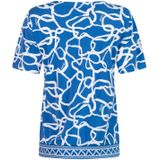 Zoso Phoenix Casaul T-shirt Dames Blauw