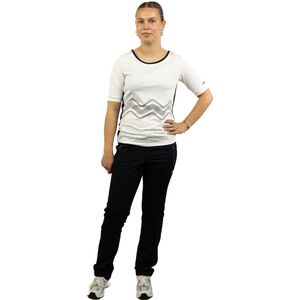 Sjeng Sports Ise Tennis Polo Dames Wit Dessin L/40