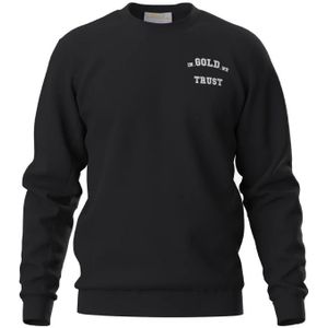 In Gold We Trust Kids The Slim 2.0 Casual Sweater Jongens Zwart 128
