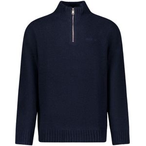 Airforce Kai Quarter Zip Casual Sweater Heren Donkerblauw S