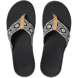 Reef Ortho Woven Slippers Dames Zwart 37+