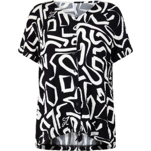 Zoso Jenna Blouse Dames Zwart Dessin