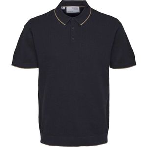Selected Homme Polo Heren Donkerblauw
