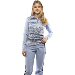 Luhta Hangist Ski Pully Dames Blauw Dessin