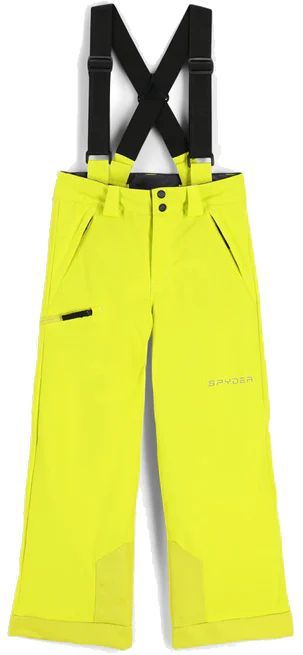 Spyder Propulsion Skibroek Geel Gerecycled Polyester 10k Waterdicht