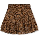 Alix The Label Tiger Head Casual Rok Dames Bruin Dessin