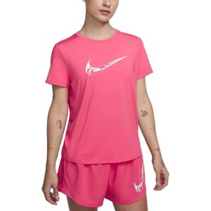 Nike One Swoosh Dri-fit Hardloopshirt Dames Pink