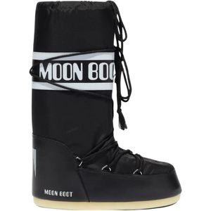 Moonboot Icon Nylon Snowboots Dames Zwart