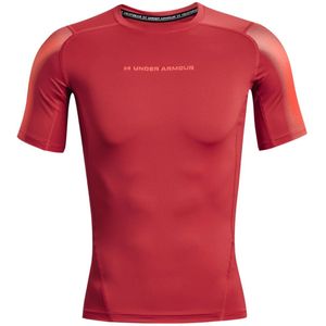 Under Armour Hg Armour Novelty Ss Compressieshirt Heren Rood S