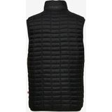 Lyle And Scott Block Quilted Gilet Winter Bodywarmer Heren Zwart