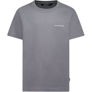 Airforce Basic Casual T-shirt Jongens Grijs 152