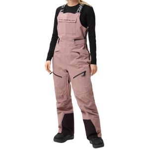 Colourwear Transfer Bib Ski/snowboard Broek Dames Taupe Dessin Xs/34