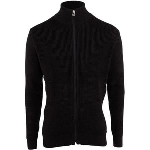 Kronstadt Abel Zip Casual Sweater Heren Zwart