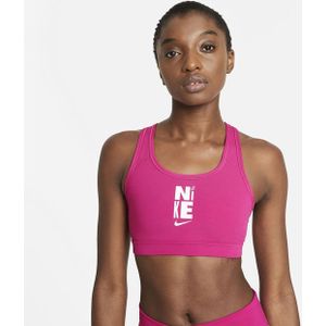 Nike Swoosh Icon Clash Womens,fir Sport Bh Pink S