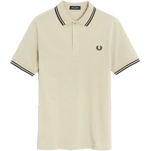 Fred Perry Twin Tipped Polo Heren Ecru