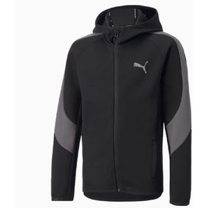 Puma Evostripe Full-zip Caual Vest Jongens Zwart