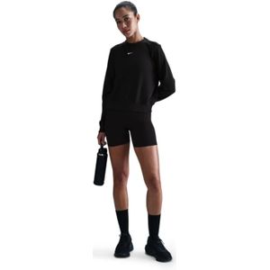 Nike - One DF Crew HBR TT - Trui - Zwart - 58% Polyester, 37% Katoen, 5% Elastaan