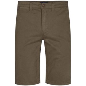 Kronstadt Jonas Twill Casual Short Heren Donkergroen